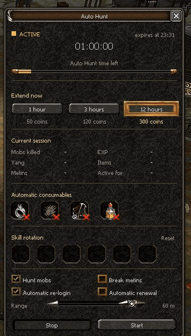 Auto hunt