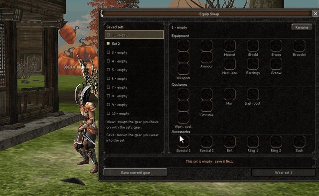 Equip Swap